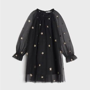Black Starry Tulle Dress